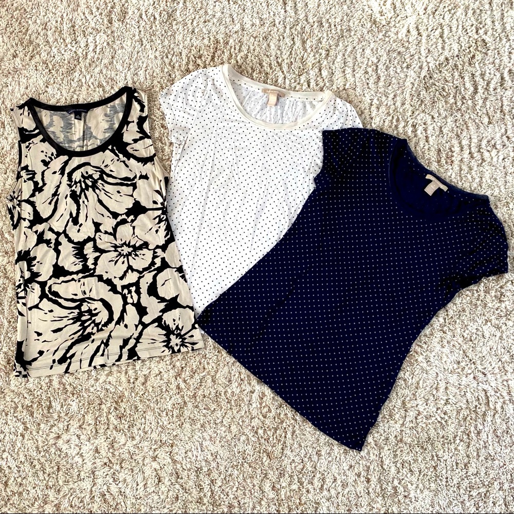 Banana Republic Basic Tee/Tank Bundle, size S
